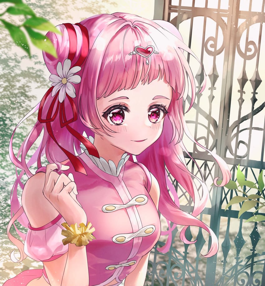 nono hana and cure yell (precure and 1 more) drawn by muginome_(bakuga_chan2)