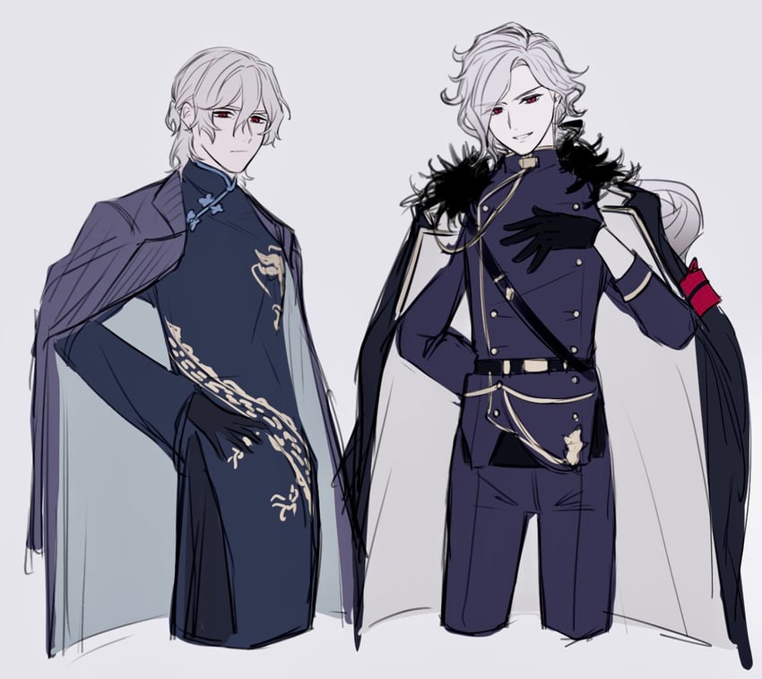 hina, kisaki, edmond dantes, antonio salieri, and the count of monte cristo (fate and 2 more) drawn by sumi_(gfgf_045)
