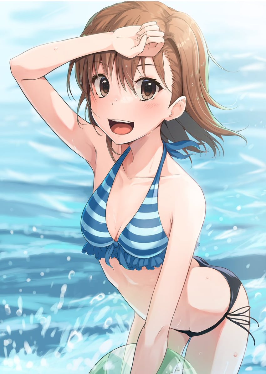 misaka mikoto (toaru majutsu no index and 1 more) drawn by k3rd