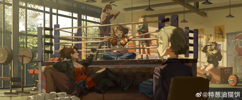 vertin, lilya, spathodea, desert flannel, bunny bunny, and 1 more (reverse:1999) drawn by yetecong