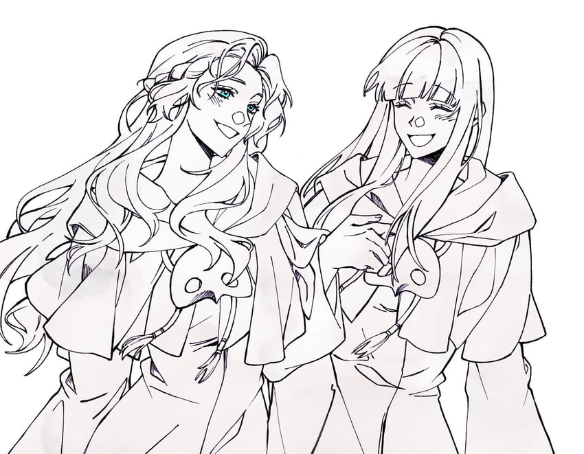 warrior of light, venat, and azem (final fantasy and 1 more) drawn by miz_mox
