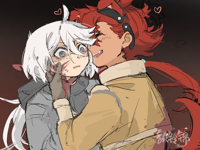 suletta mercury and miorine rembran (gundam and 1 more) drawn by yanlingjinshilihuahua