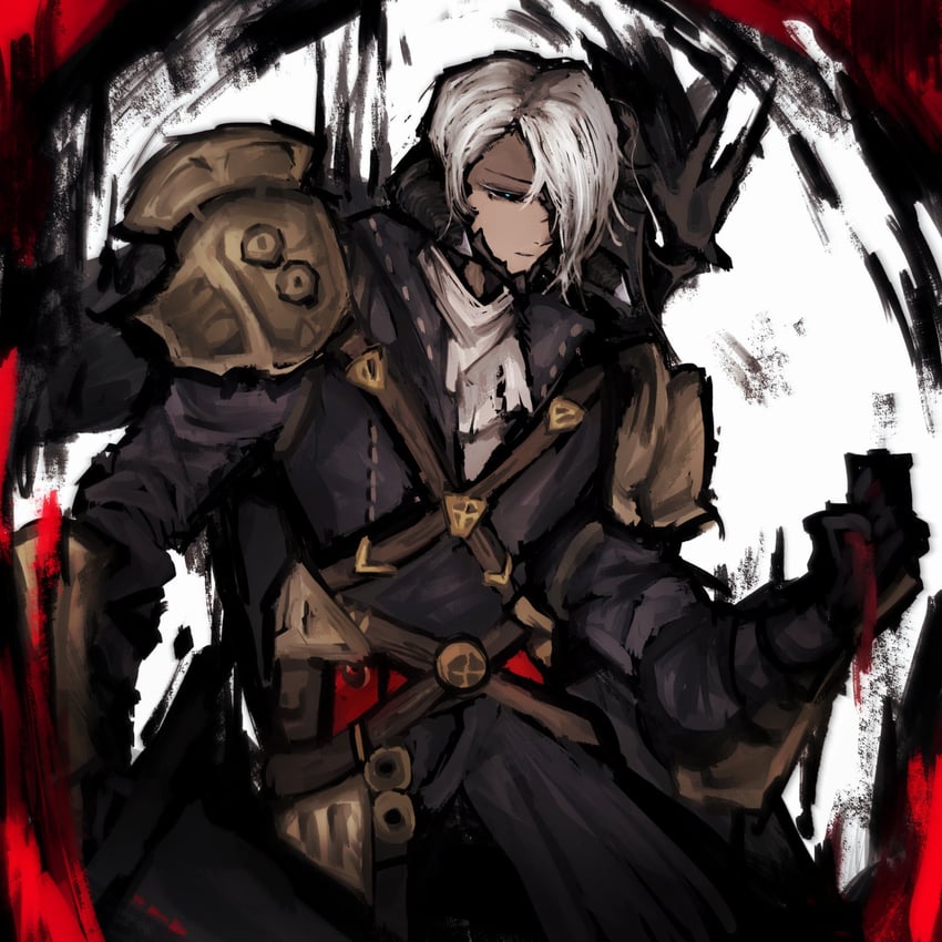 warrior of light (final fantasy and 1 more) drawn by gg_dal
