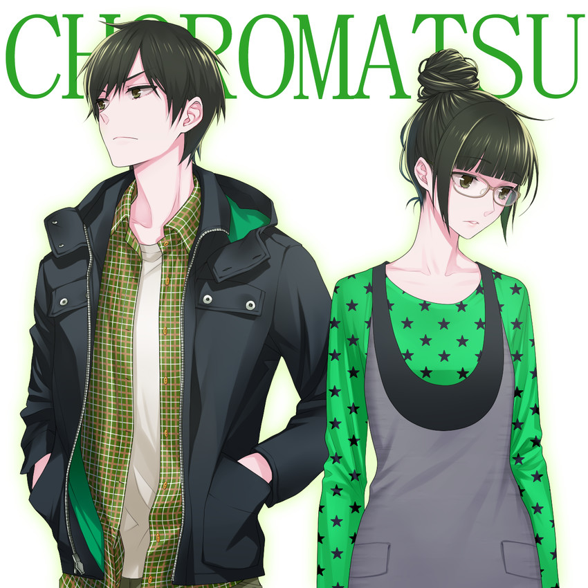 matsuno choromatsu and choroko (osomatsu and 2 more) drawn by chimachi