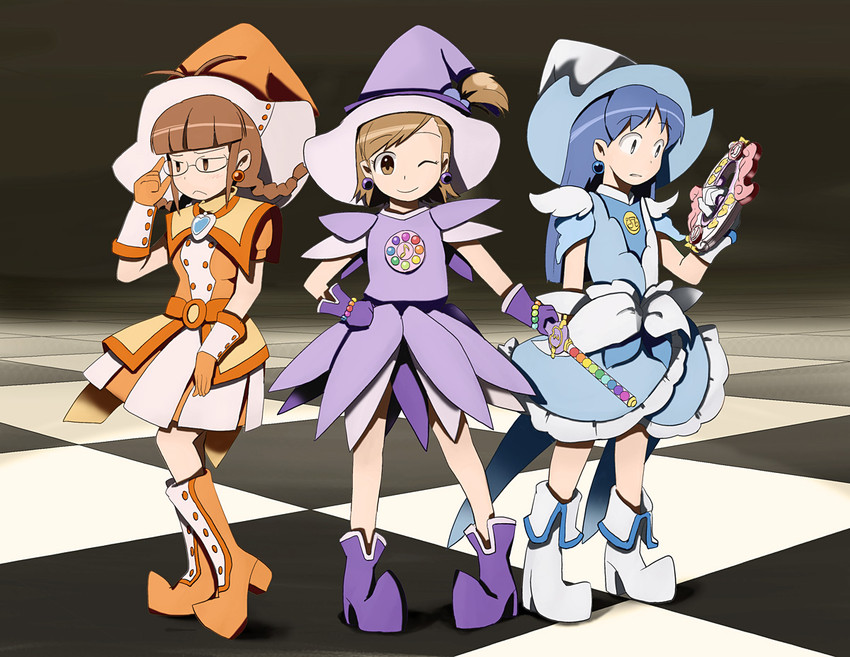 kisaragi chihaya, akizuki ritsuko, and futami mami (idolmaster and 2 more) drawn by hirosato