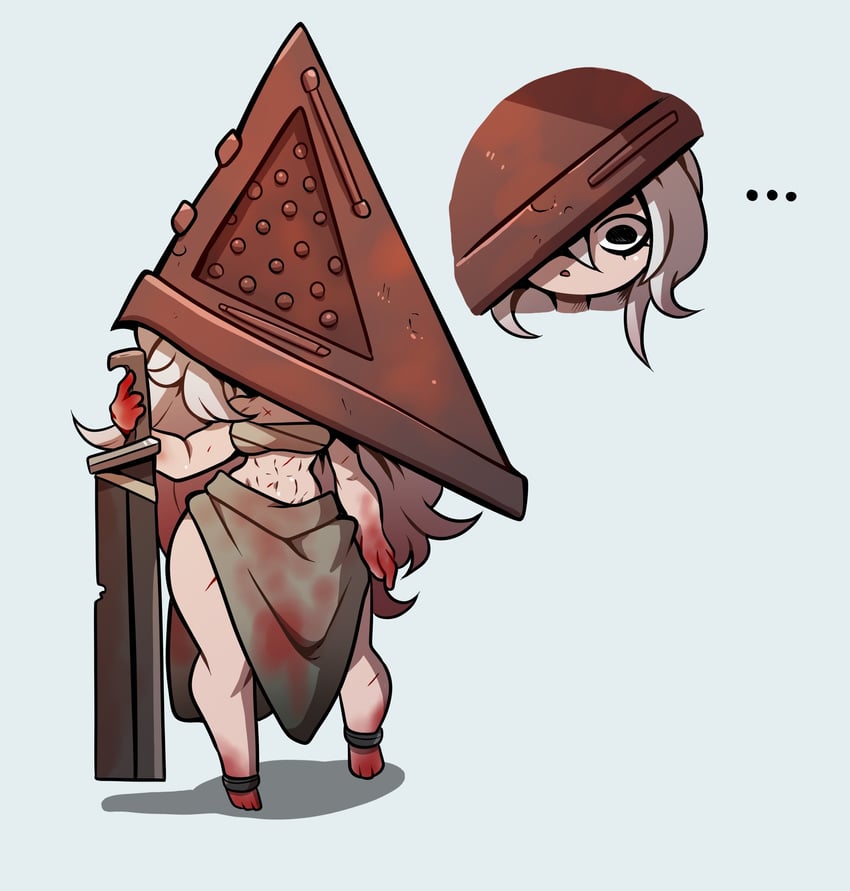 pyramid head (silent hill and 1 more) drawn by kinkymation