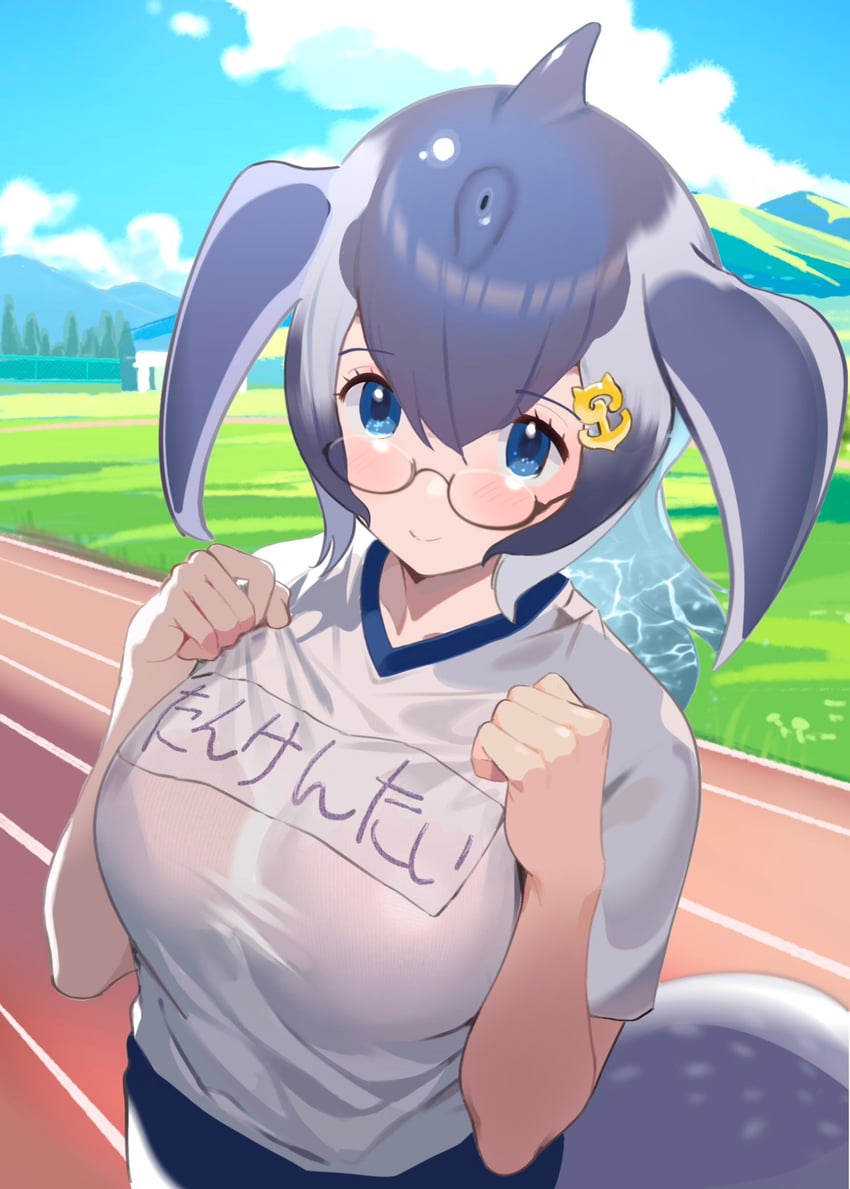 blue whale (kemono friends and 1 more) drawn by ieinu_account