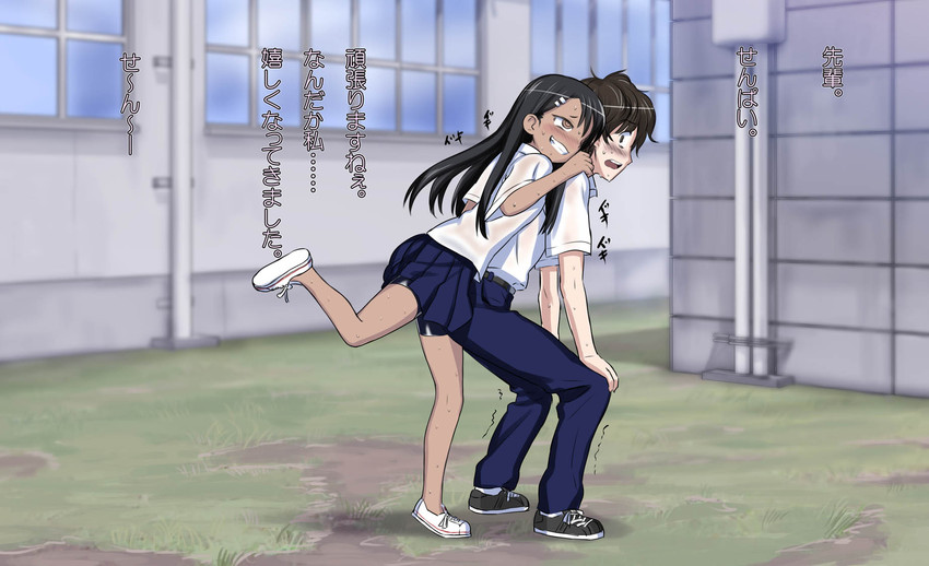 nagatoro hayase and hachiouji naoto (ijiranaide nagatoro-san) drawn by 774_(nanashi)