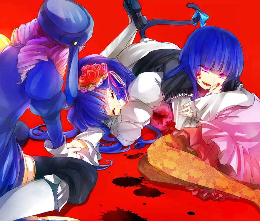 frederica bernkastel, furudo erika, and dlanor a. knox (umineko no naku koro ni) drawn by hiyoyogi