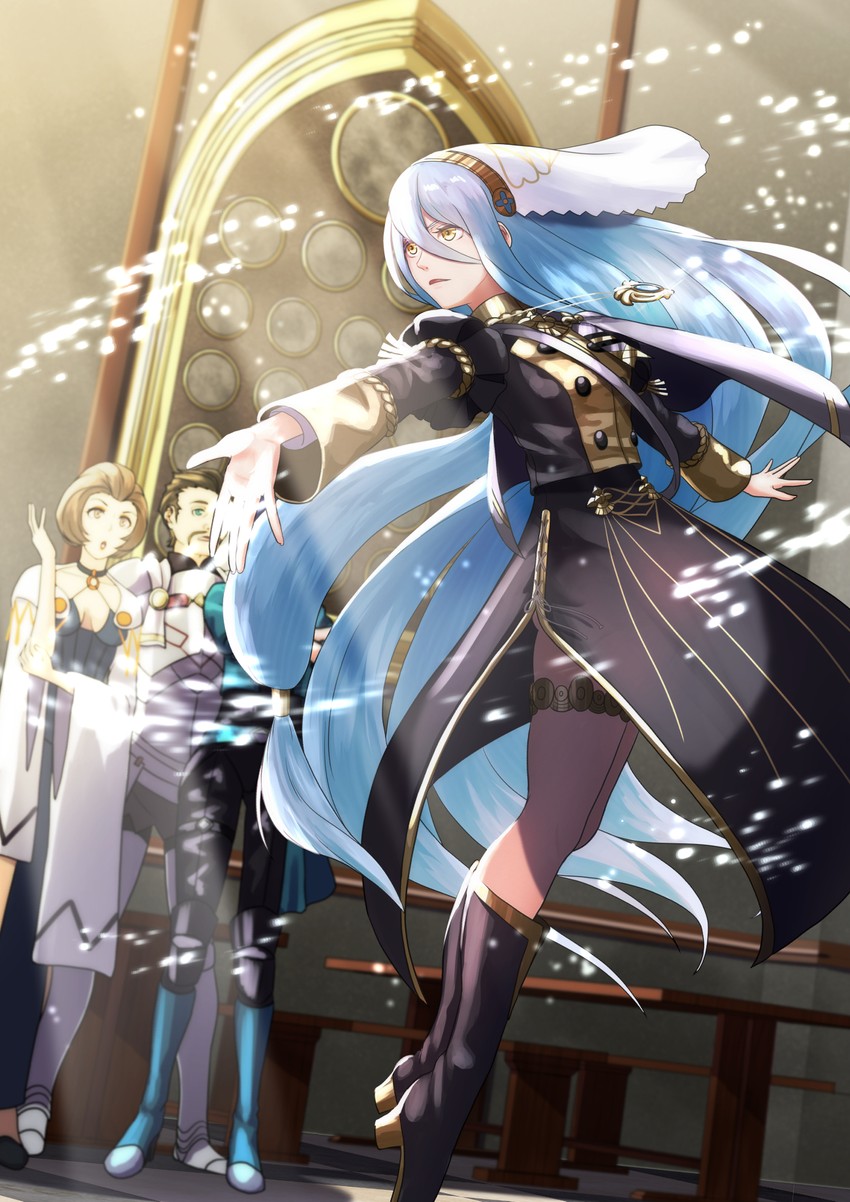 azura, shamir nevrand, manuela casagranda, and alois rangeld (fire emblem and 2 more) drawn by sukkirito_(rangusan)