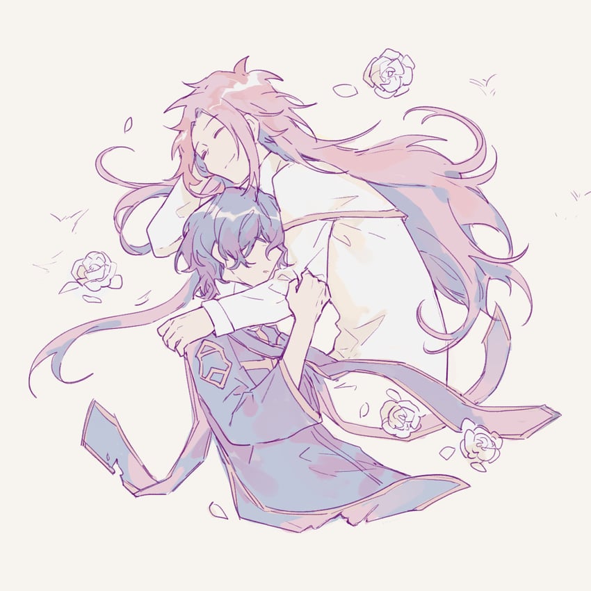 hatsutori hajime and utsugi noriyuki (saibou shinkyoku) drawn by yuejuye