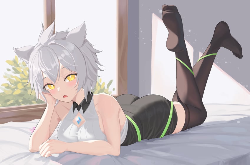 na'el (xenoblade chronicles and 2 more) drawn by revvie