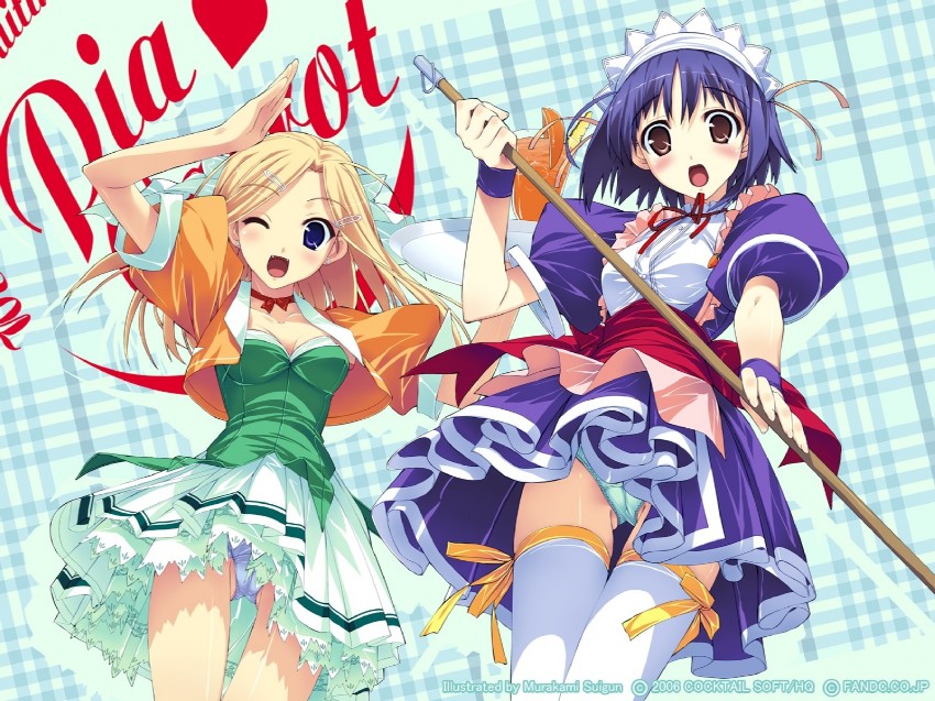 horiuchi sana and yaegashi kanae (pia carrot and 1 more) drawn by murakami_suigun