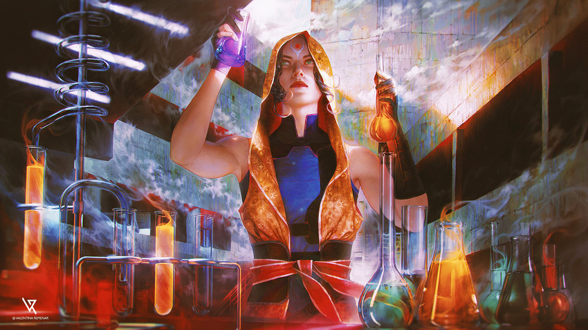 rama (agents of mayhem) drawn by valentina_remenar