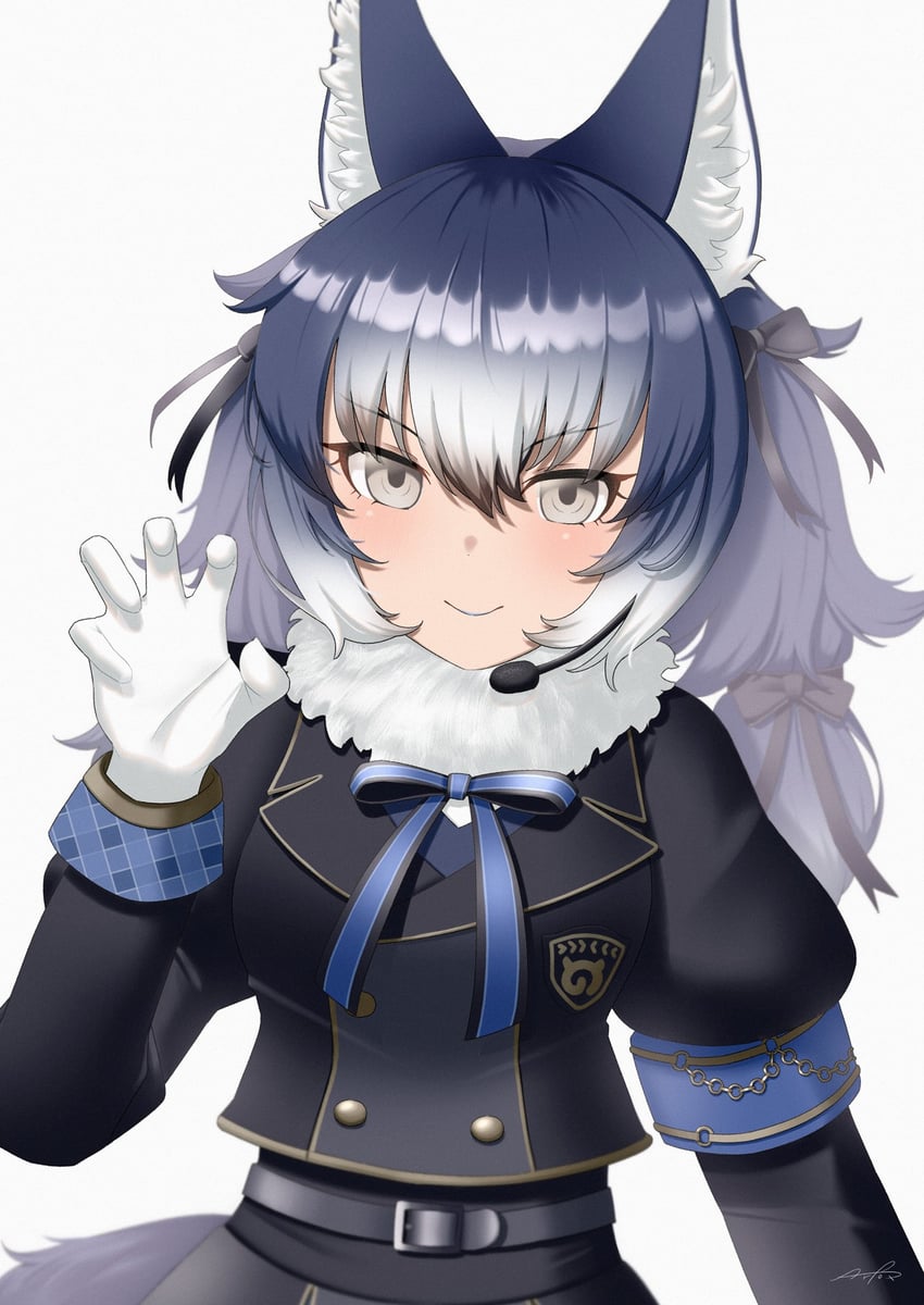 dire wolf (kemono friends and 1 more) drawn by arfox10