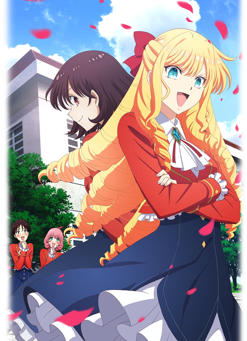 claire francois, rae taylor, pepi barlier, and loretta kugret (watashi no oshi wa akuyaku reijou) drawn by satou_youko