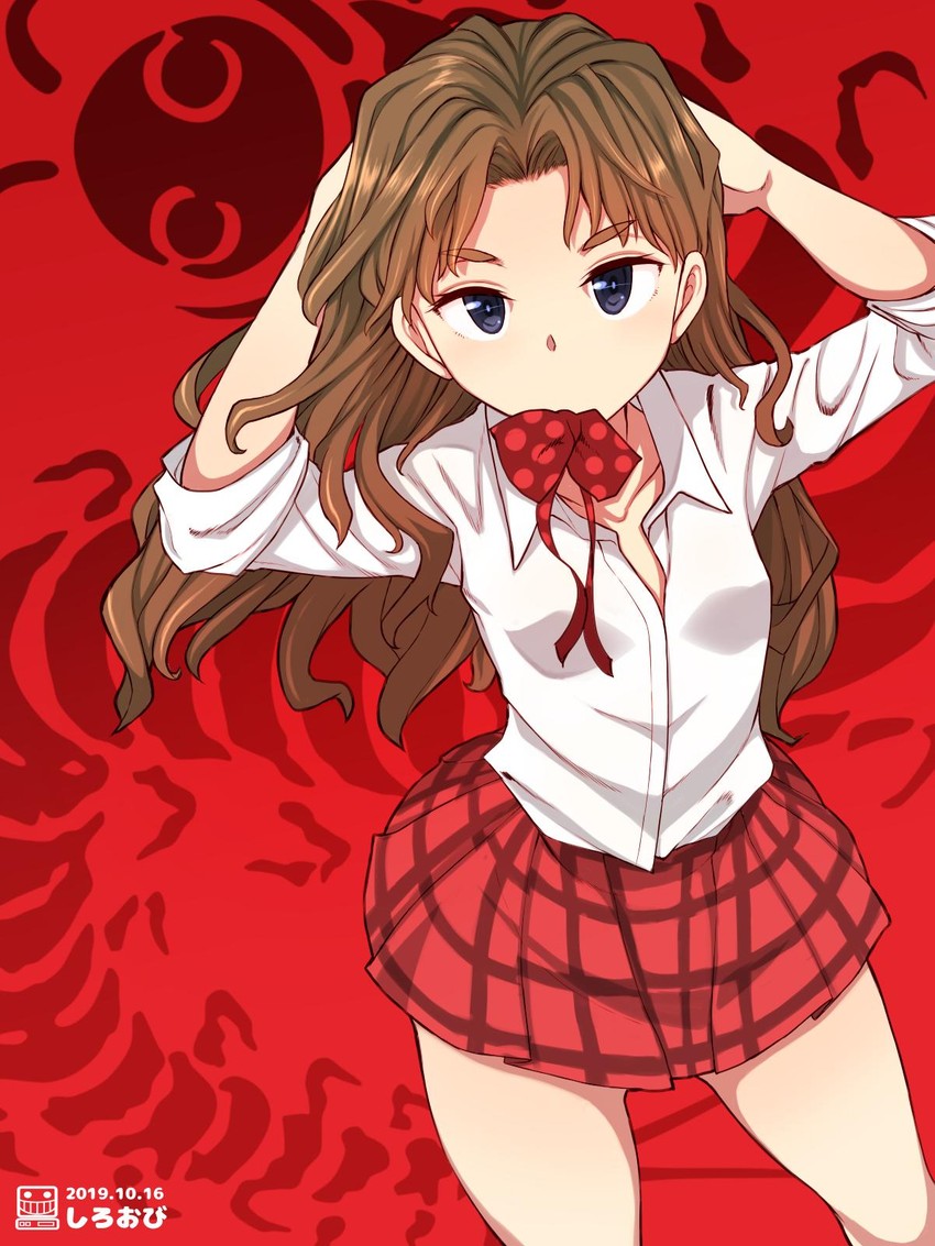 endou haruka (girls und panzer and 1 more) drawn by shiroobi_(whitebeltmaster)
