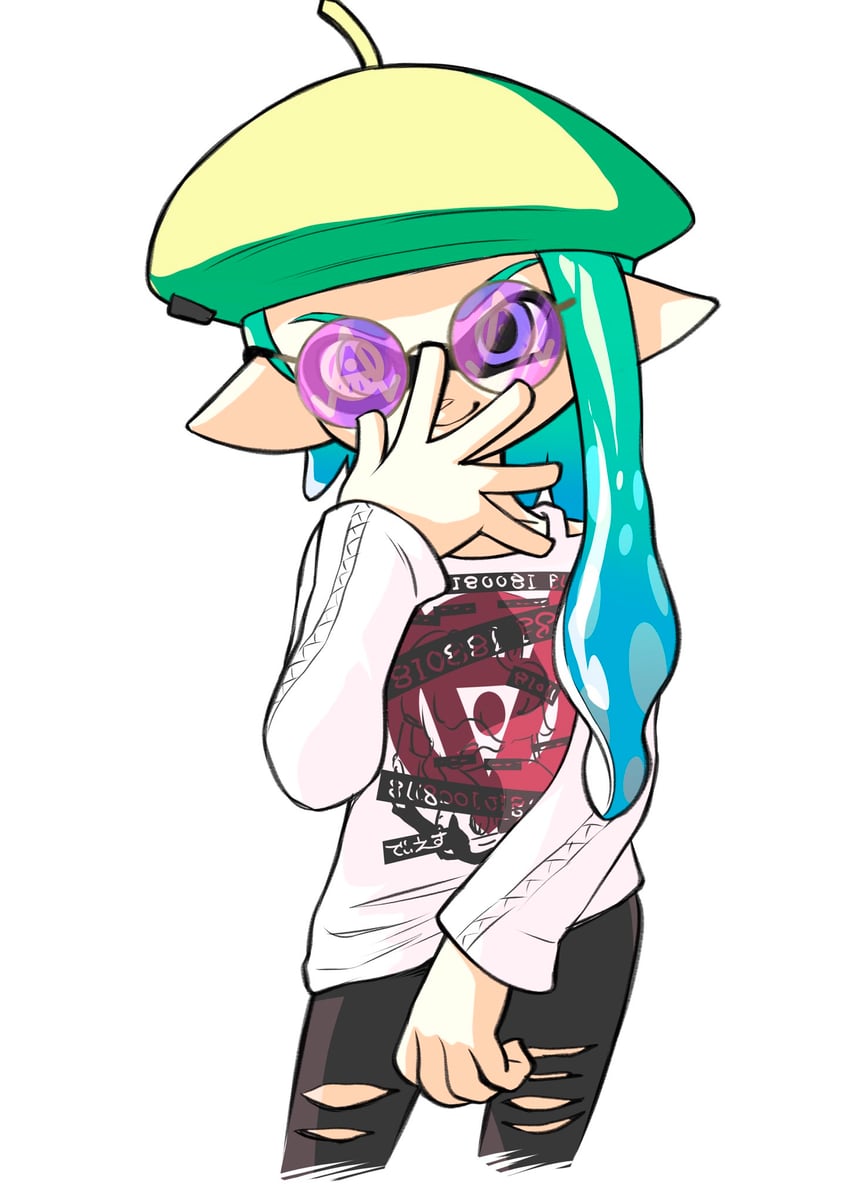 inkling player character and inkling girl (splatoon) drawn by xdies_ds