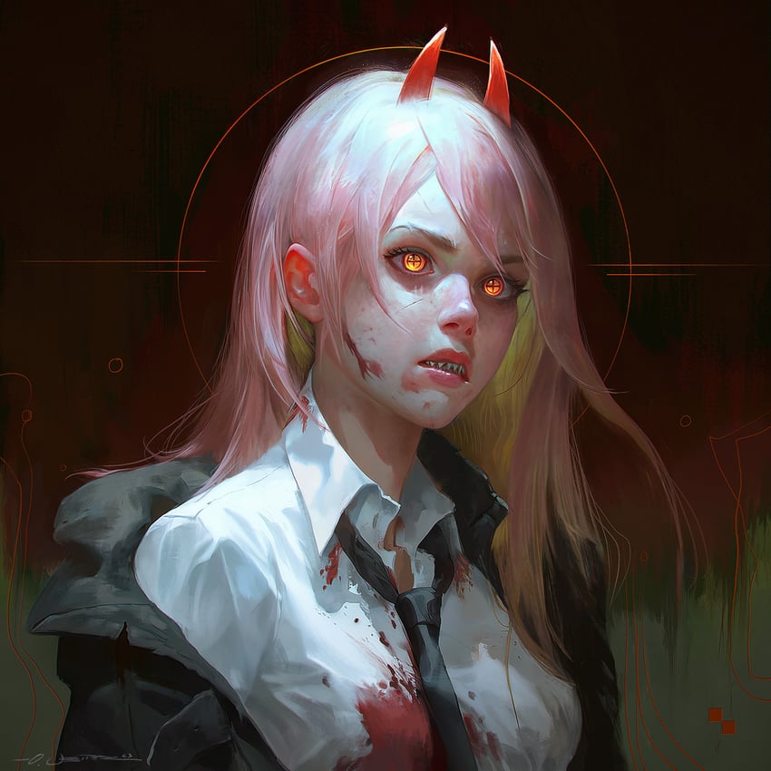 power (chainsaw man) drawn by oliver_wetter