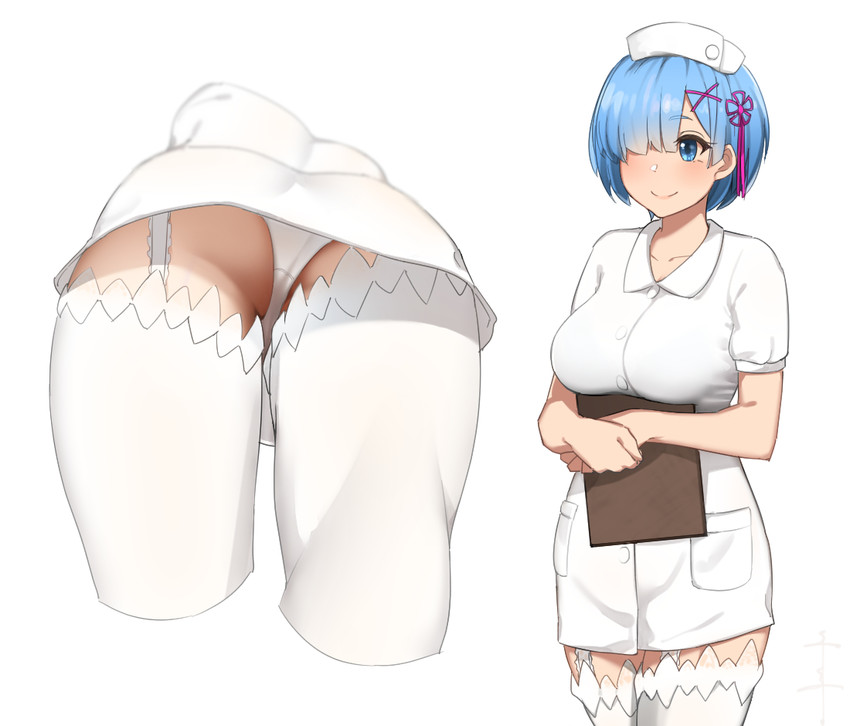 rem (re:zero kara hajimeru isekai seikatsu) drawn by senju_(snz0)