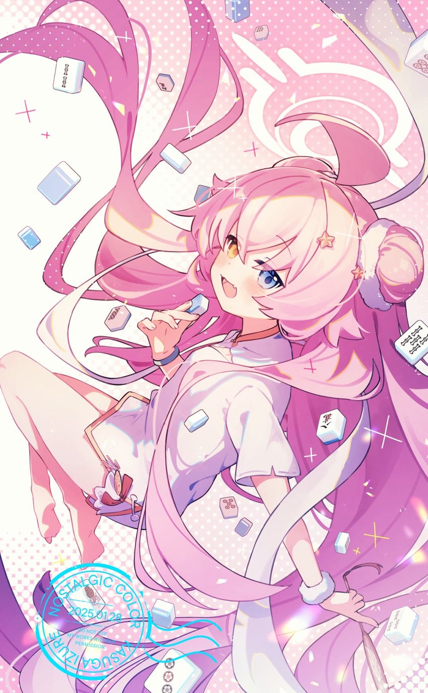 hoshino (blue archive and 1 more) drawn by kasuga_haruhi