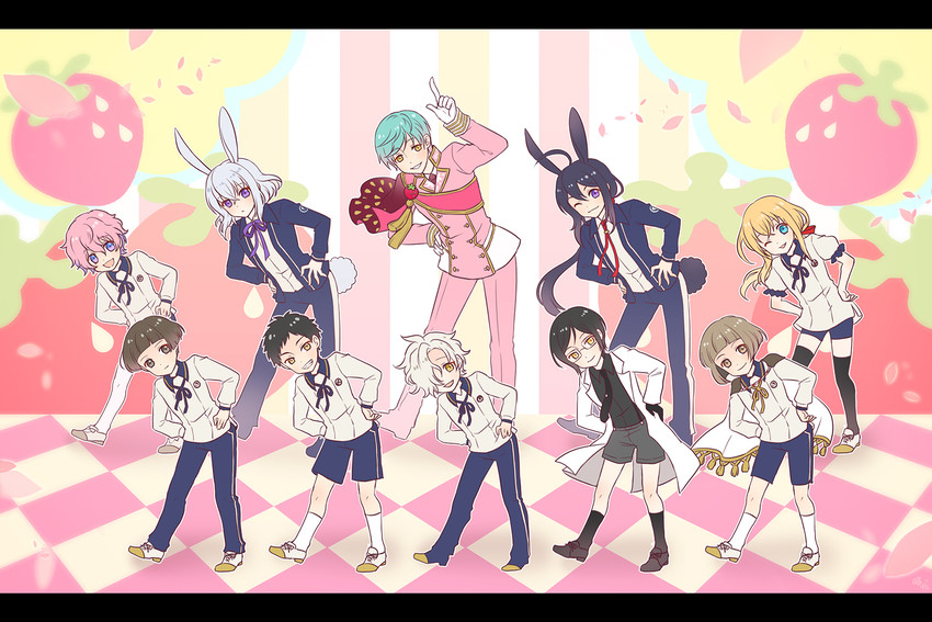 namazuo toushirou, honebami toushirou, midare toushirou, yagen toushirou, ichigo hitofuri, and 5 more (touken ranbu) drawn by nightcat
