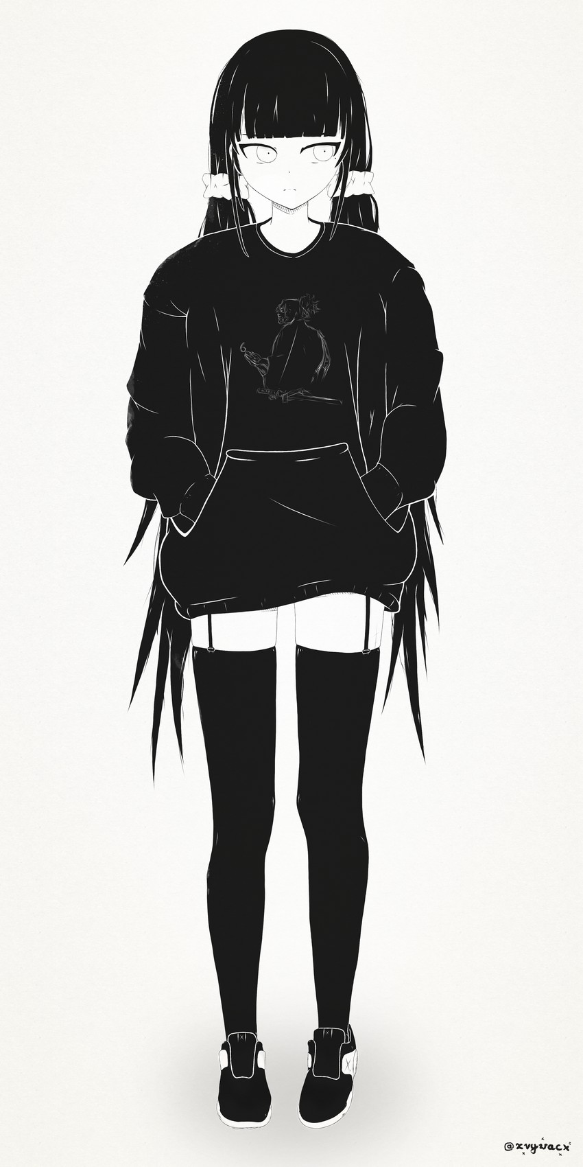 harukawa maki (danganronpa and 1 more) drawn by zrywacz