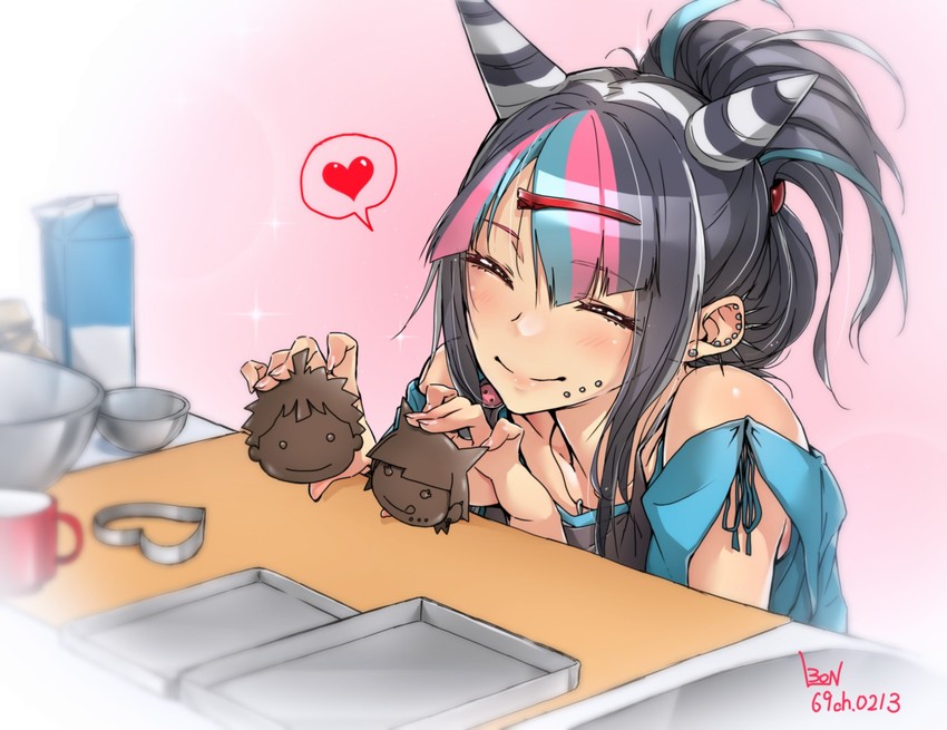 mioda ibuki (danganronpa and 1 more) drawn by mioda_69ch