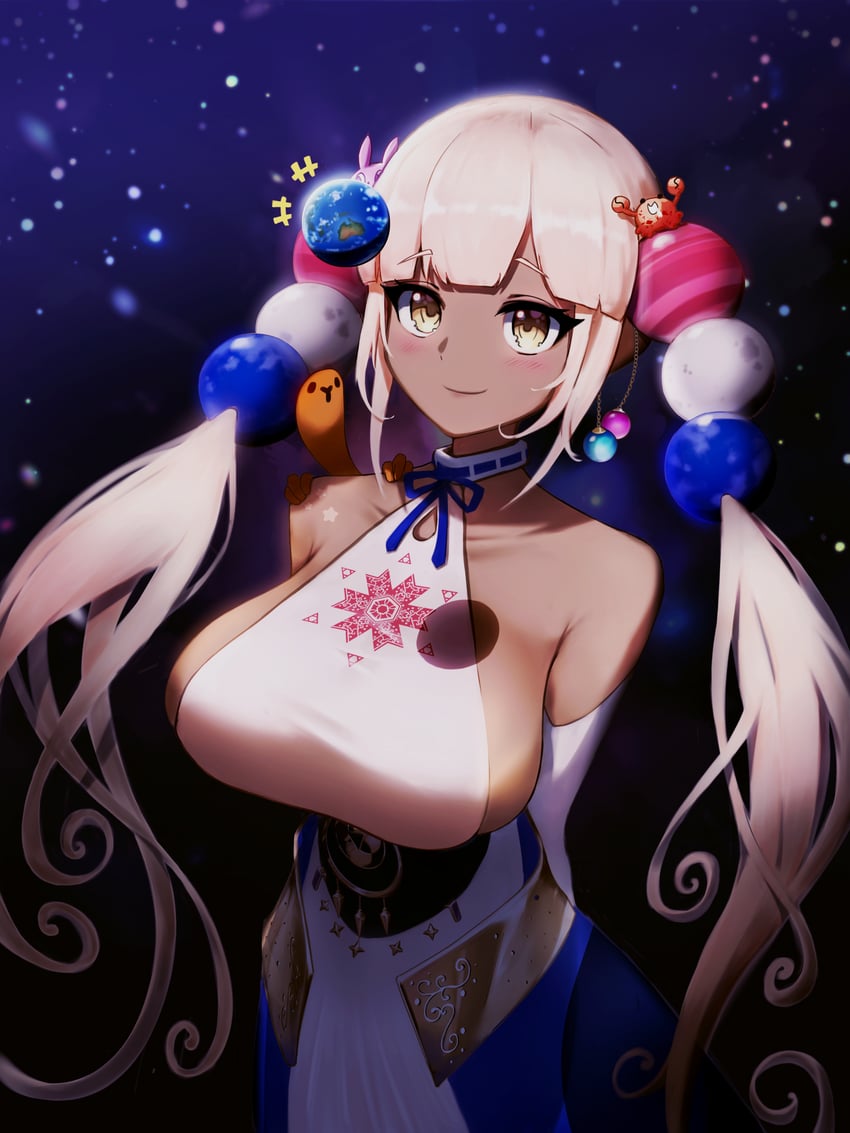 tsukumo sana, kaniko, and usaslug (hololive and 1 more) drawn by radi_(pixiv_88192217)