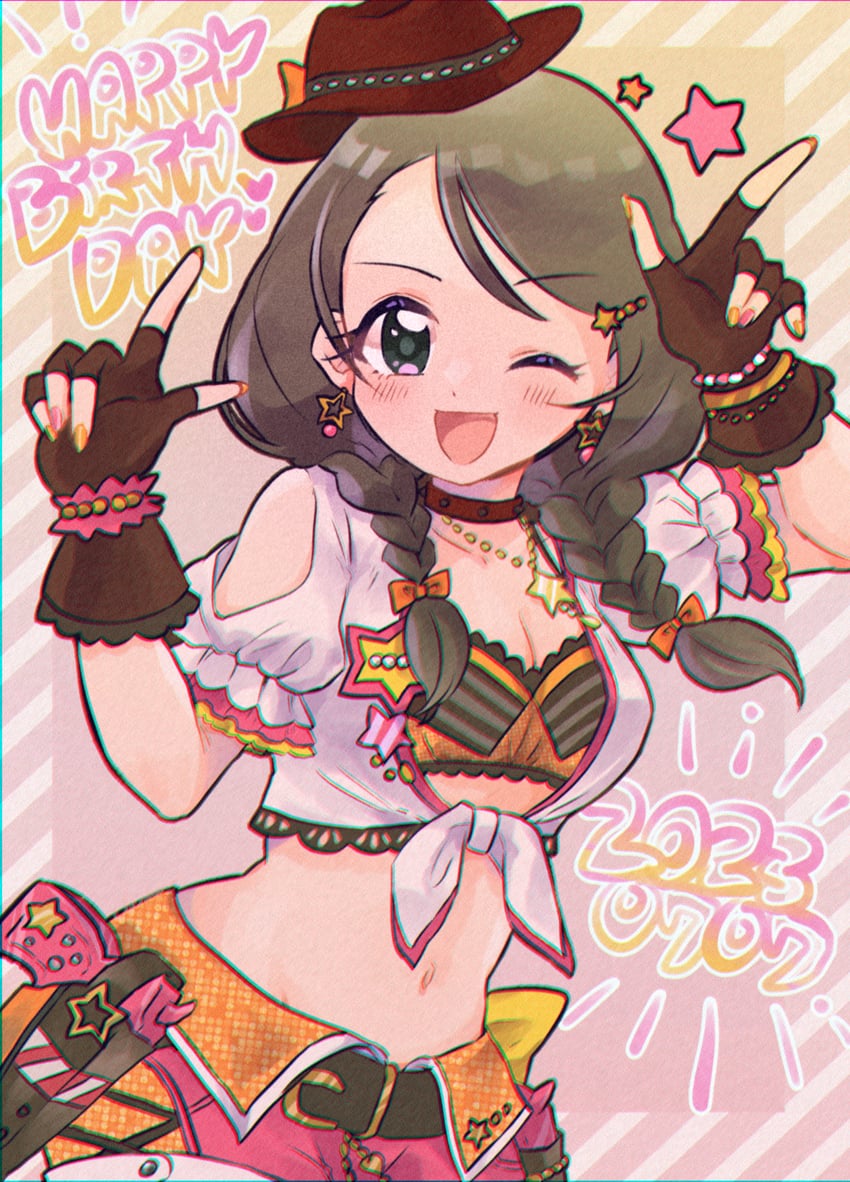 akanishi erika (idolmaster and 2 more) drawn by minato_chimu