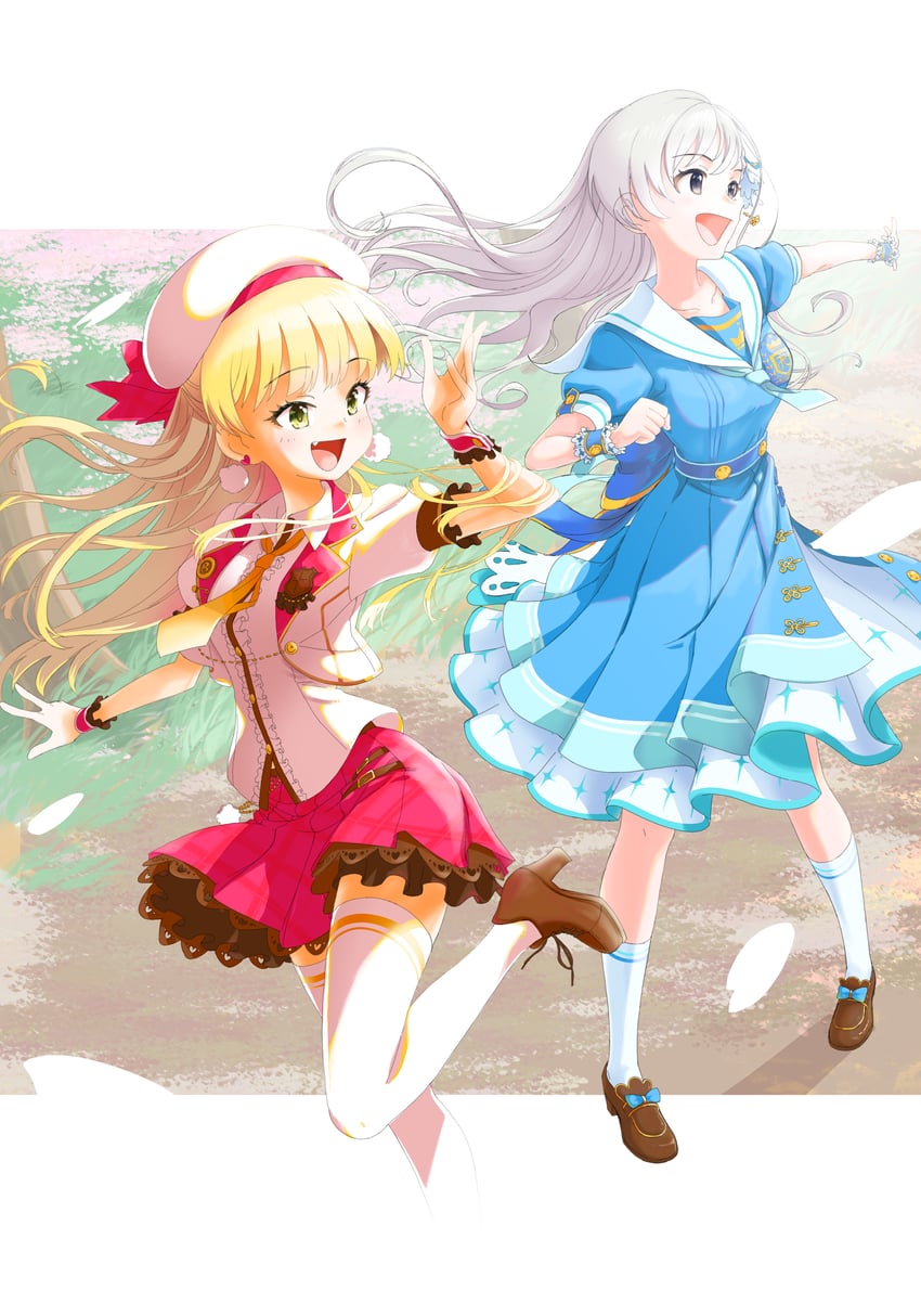 jougasaki rika and hisakawa hayate (idolmaster and 2 more) drawn by u4_99384295