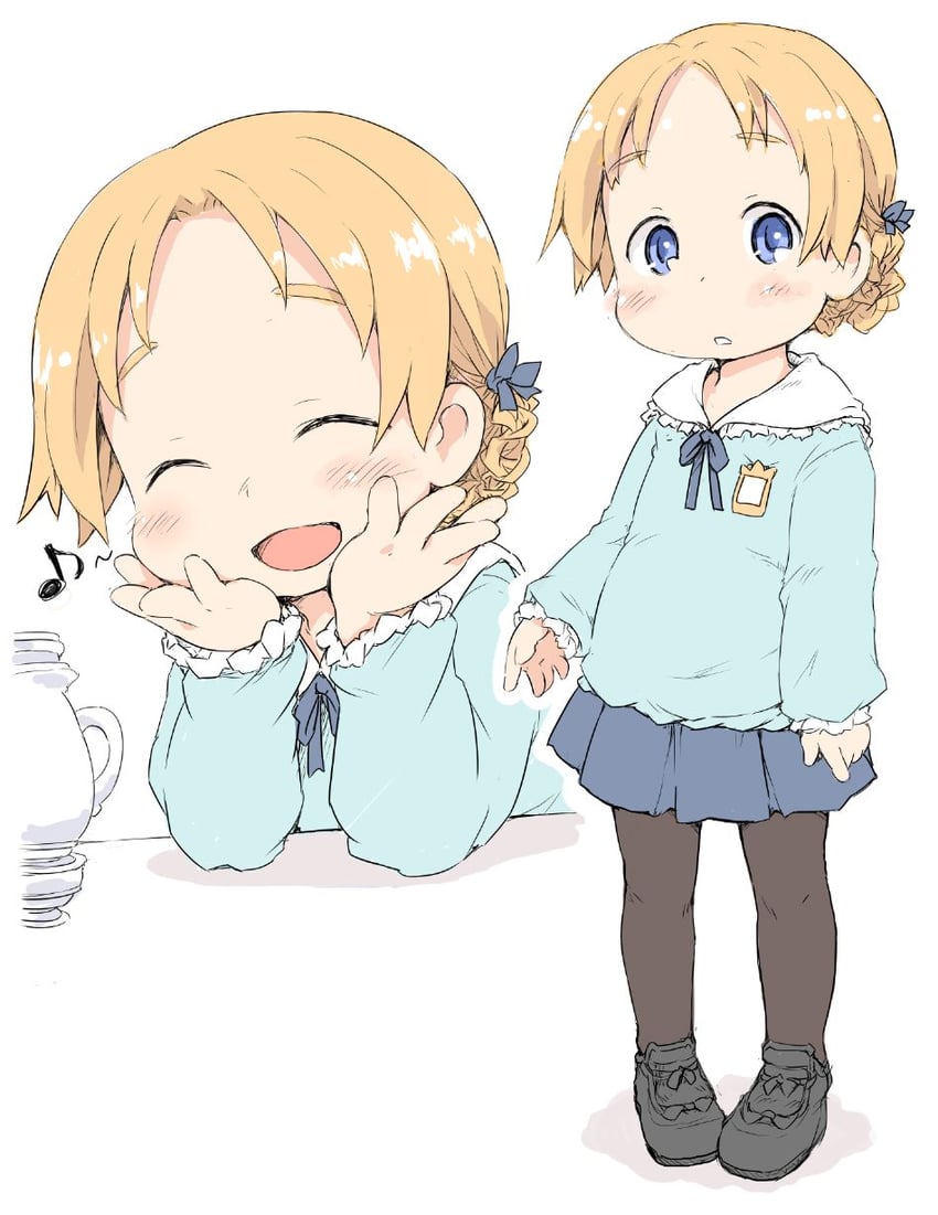orange pekoe (girls und panzer) drawn by ham_(points)
