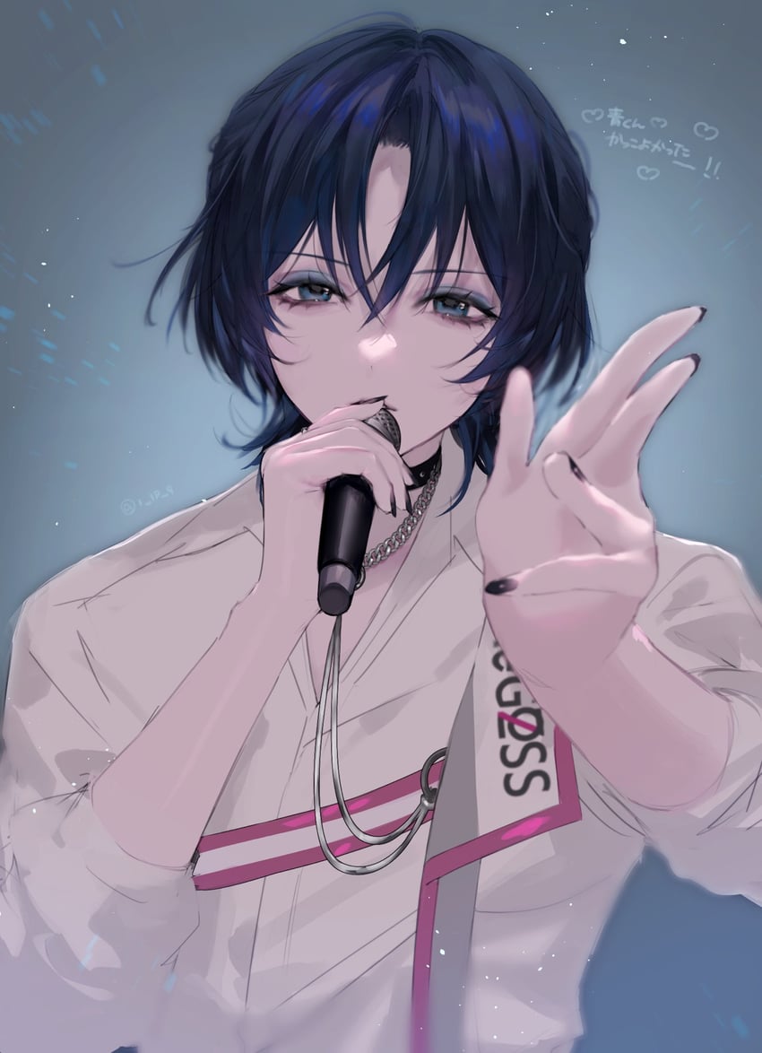 hiodoshi ao (hololive and 1 more) drawn by l_lp_q
