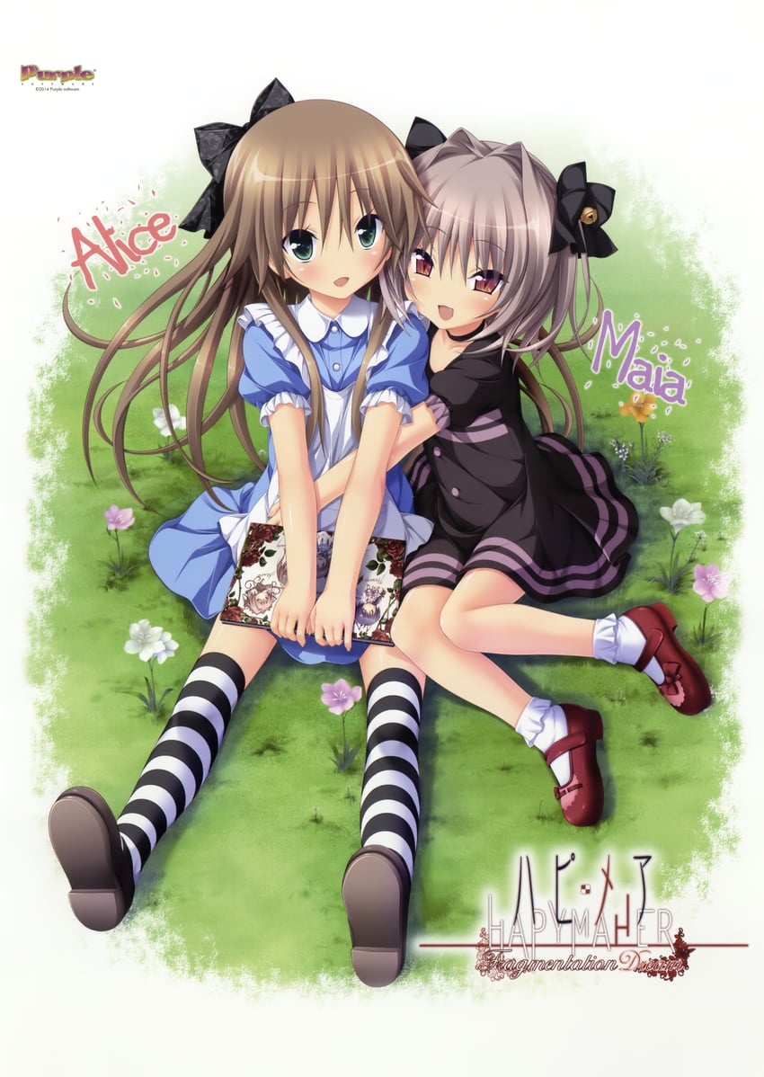 naitou maia and toriumi arisu (hapymaher) drawn by koku