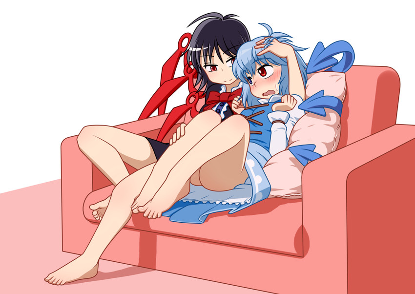 tatara kogasa and houjuu nue (touhou) drawn by iromeki_overdrive
