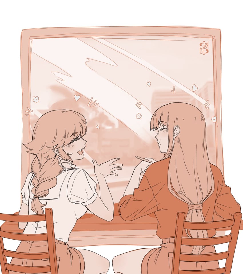 mori calliope and takanashi kiara (hololive and 1 more) drawn by iskaydi
