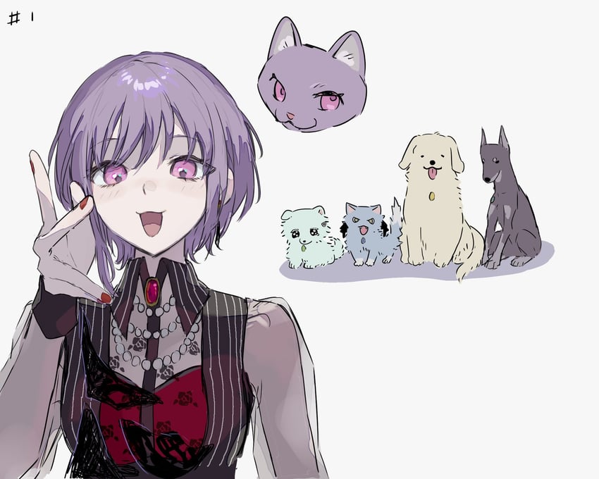 togawa sakiko, wakaba mutsumi, yahata umiri, misumi uika, mortis, and 5 more (bang dream! and 1 more) drawn by kuukip