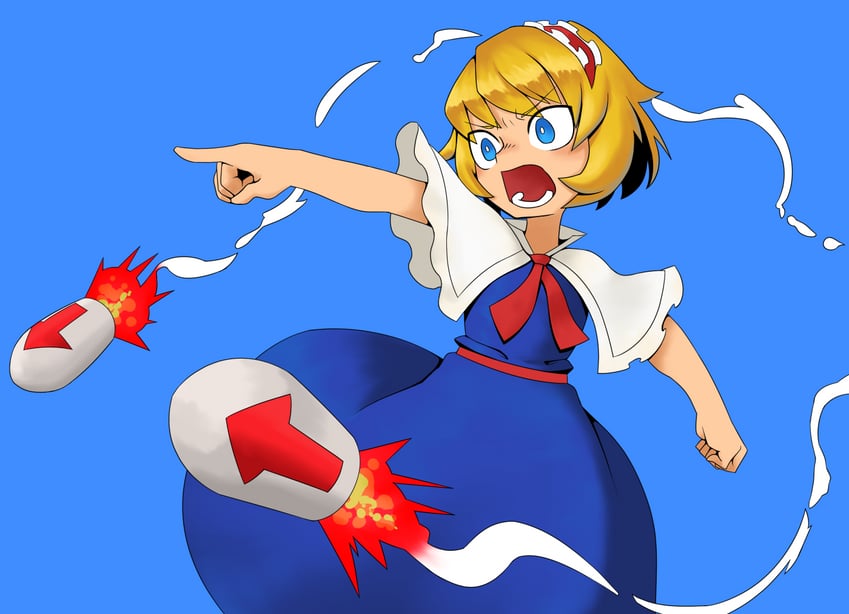 alice margatroid and ichigo (touhou and 2 more) drawn by surauta