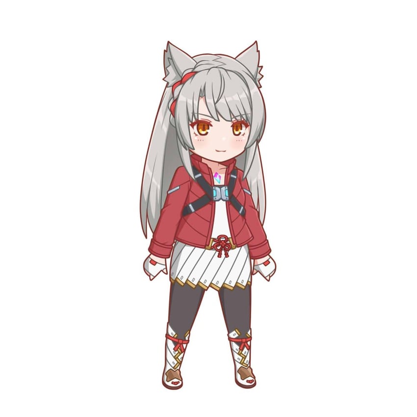 mio (xenoblade chronicles and 1 more) drawn by yoruusagi