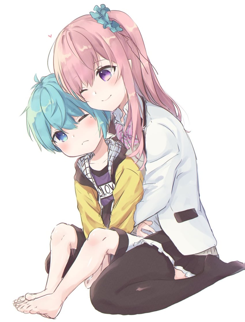 nei akutsu and souta kandori (original) drawn by os_(os_fresa)