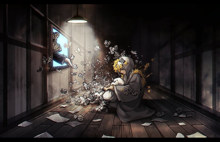 yi sang, dongbaek, and smokey old man (project moon and 1 more) drawn by flaw_eight