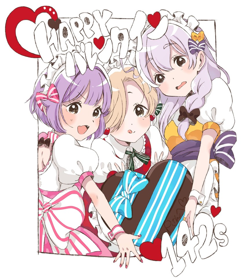 shirasaka koume, koshimizu sachiko, and hoshi syoko (idolmaster and 1 more) drawn by fumita_(humita322)