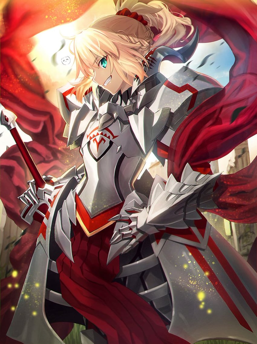 mordred (fate and 1 more) drawn by aora