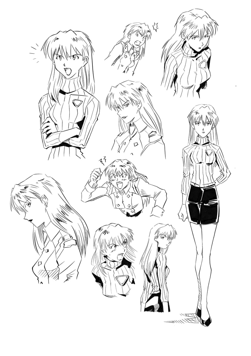 souryuu asuka langley (neon genesis evangelion) drawn by mra_artworks