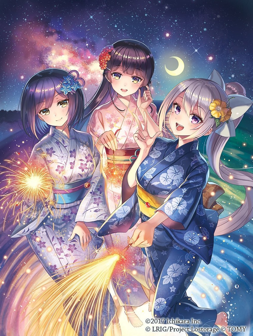 tsukino mito, higuchi kaede, and shizuka rin (nijisanji) drawn by madopen