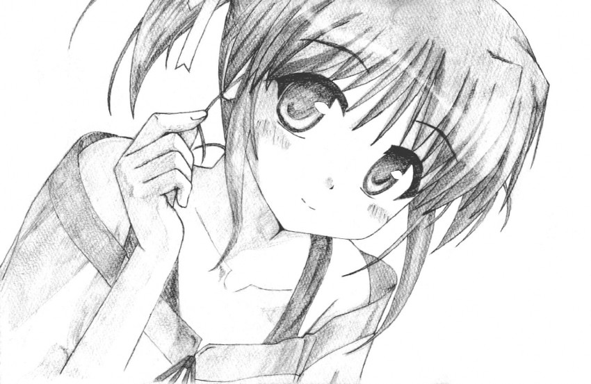 asagiri mai (yoake mae yori ruri iro na) drawn by yanagi_ryuu