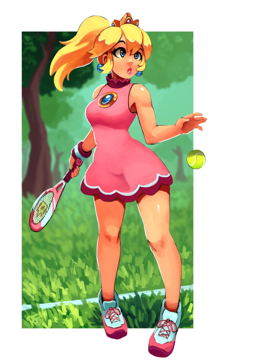 princess peach (mario and 2 more) drawn by ravenousruss