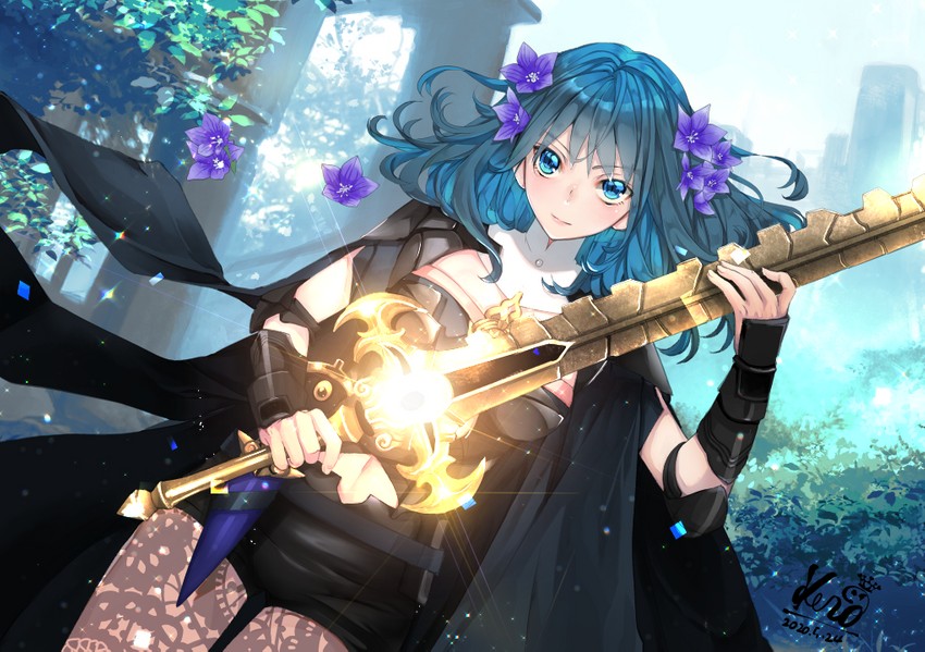 female byleth (fire emblem and 1 more) drawn by kero_sweet
