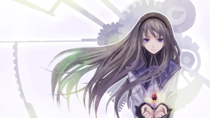 akemi homura (mahou shoujo madoka magica) drawn by hao_(patinnko)