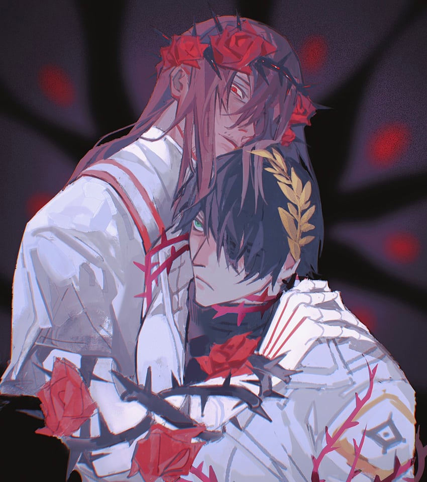meursault and gregor (project moon and 1 more) drawn by jing84672940